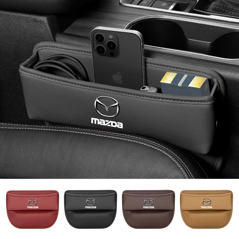 اكسسوارات السيارات مقعد الفجوة المنظم صندوق مانعة للتسرب التخزين لمازدا 2 3 4 5 6 7 8 323 626 CX5 CX7 CX9 RX8 MX3 MX5 Atenza السلع