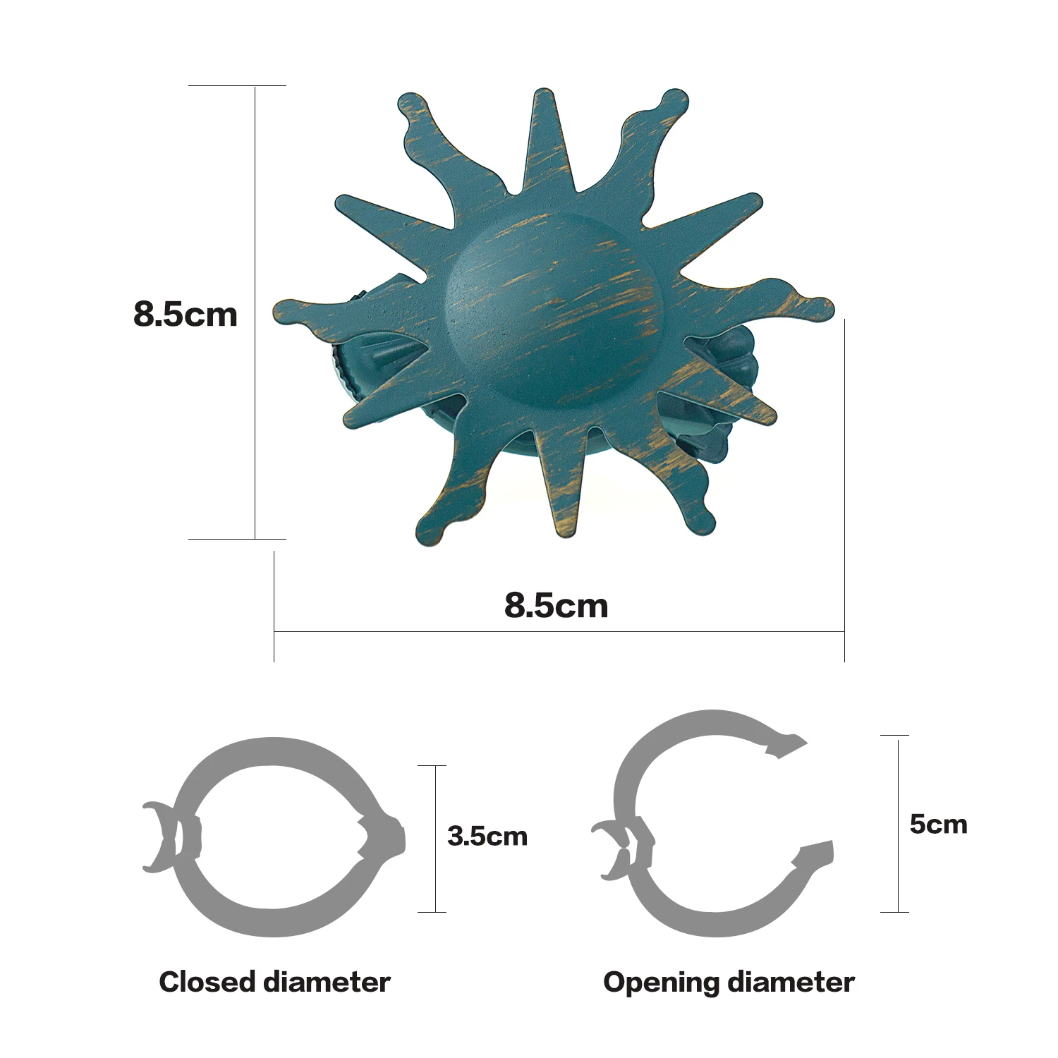 SARIHOSY 3Pcs Sun Curtain Clip Curtain Accessories Clips for Curtain Fixed Home Decoration