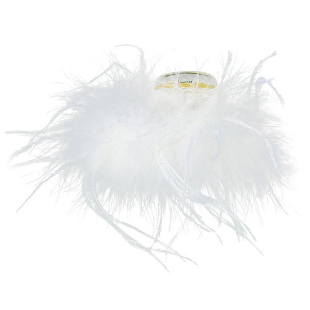 النعامة الأسود بلوم مخلب كليب المرأة أنيق بلوم مشبك شعر مقاطع دائم الزفاف عيد ميلاد اكسسوارات الفك