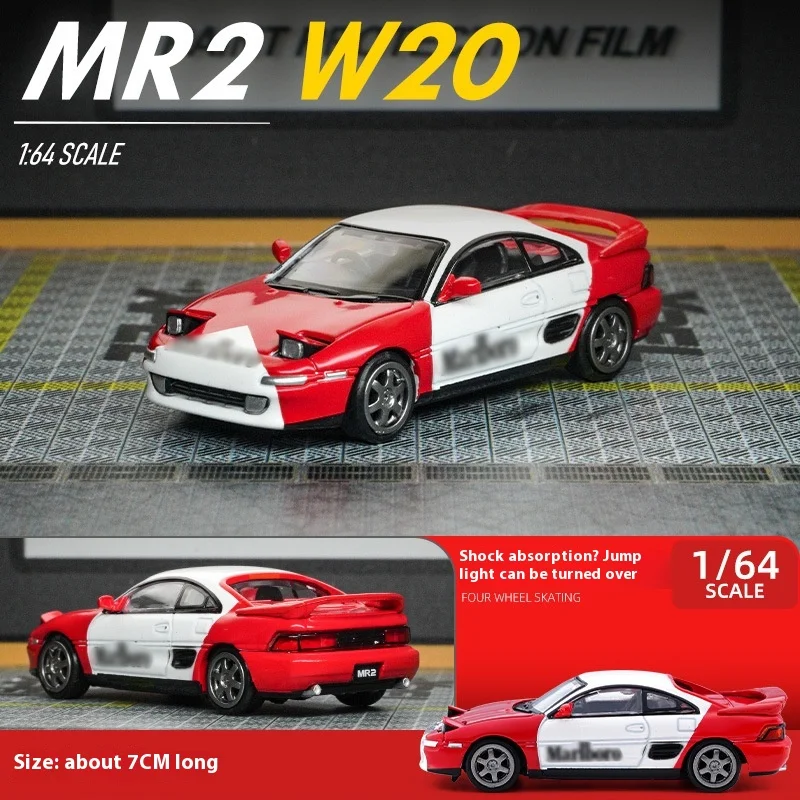 Um 1/64 toyota mr2w20 Sportwagen legierung Auto Modells imulation Kleinwagen Modells ammlung Miniatur modell