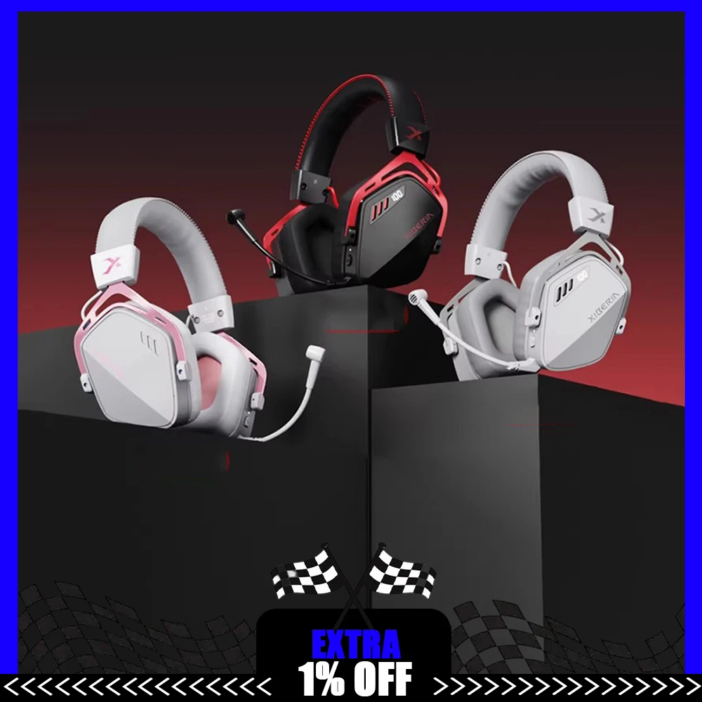 

Беспроводные наушники XIBERIA K03S, три режима, эффект объемного звука 7.1, низкая задержка, игровые наушники, длительное время автономной работы, для ПК-геймеров