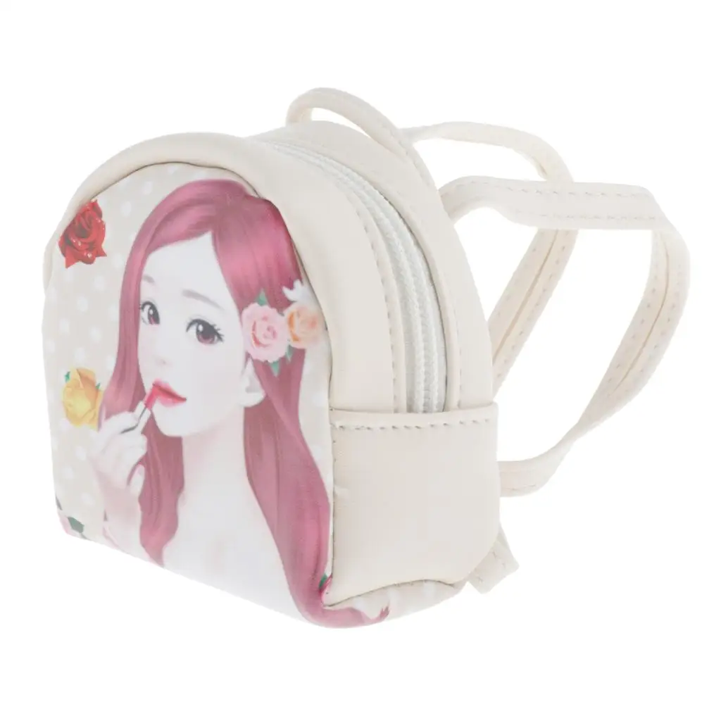 1/ Dolls PU Leather Shoulder Bag Backpack, Kids Birthday Gifts