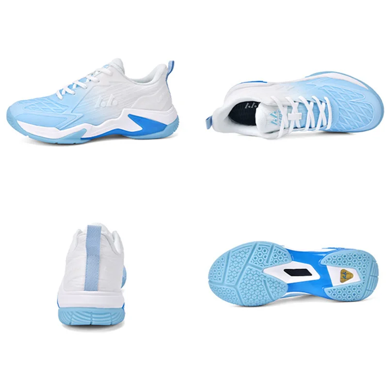 2026 LEFUS المرأة الوردي اللون أحذية كرة الريشة رجالي أسفل مكافحة التواء لوحة الكربون تنس الطاولة أحذية رياضية خفيفة أحذية كرة اليد