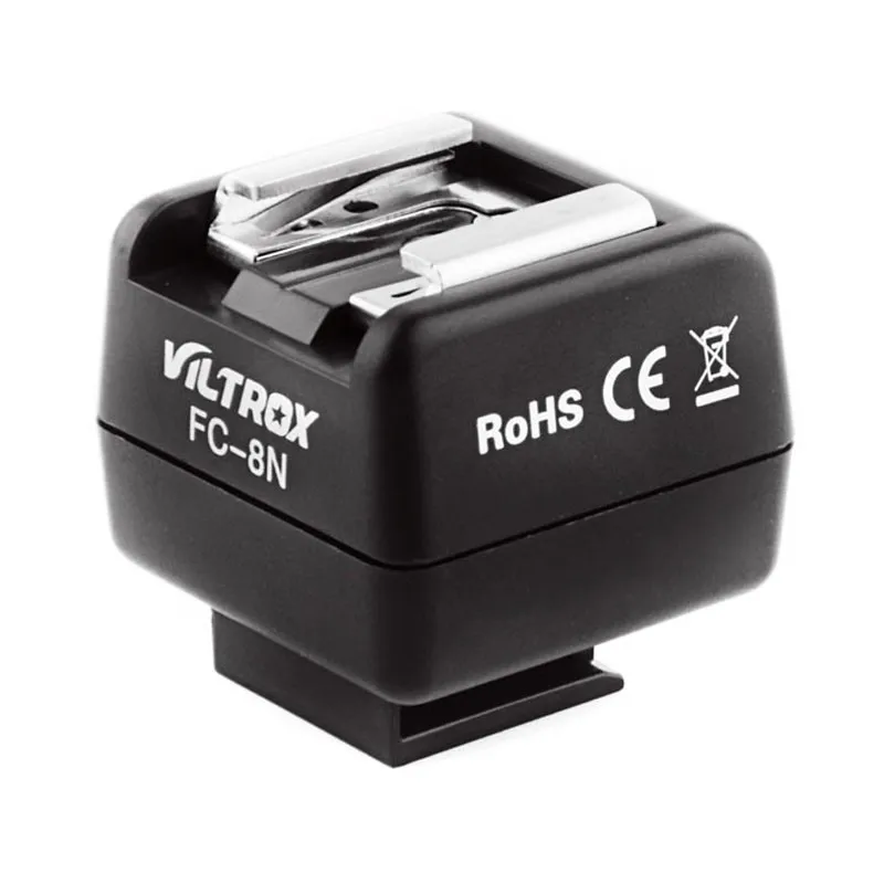 Viltrox FC-8N Wireless Hot Shoe Flash Remote Slave Trigger Converter W/ PC Socket for Canon Nikon Flash to Minolta DSLR