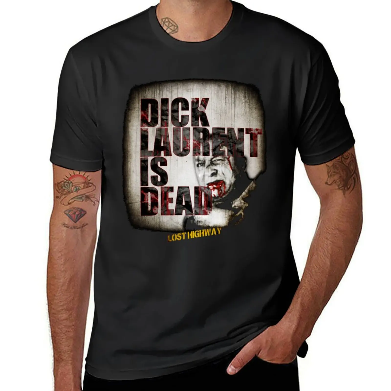 

Lost Highway Inspired - David Lynch T-Shirt heavyweights Short sleeve tee summer tops mens plain t shirts