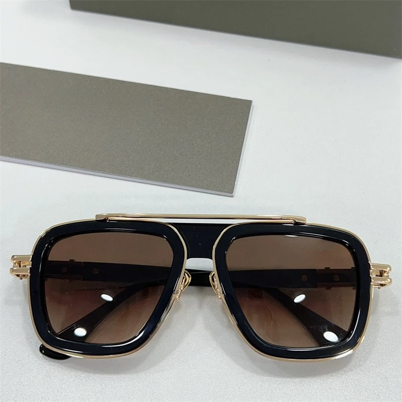 Women's Sunglasses Men DTS403 LXN-EVO Alloy Acetate Pilot Design High Quality Summer Outdoor Sunglasses For Man Woman