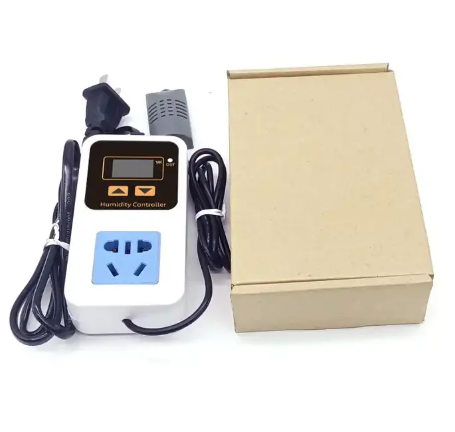 110-220V Electronic Intelligent Digital Display Humidity Control Switch Wall Type Humidity Controller