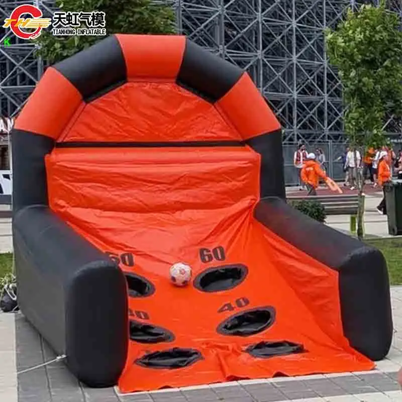 

Fast Shipping Inflatable Football Golf Carnival Game New Design Inflatable Soccer Football Target Shooting Game