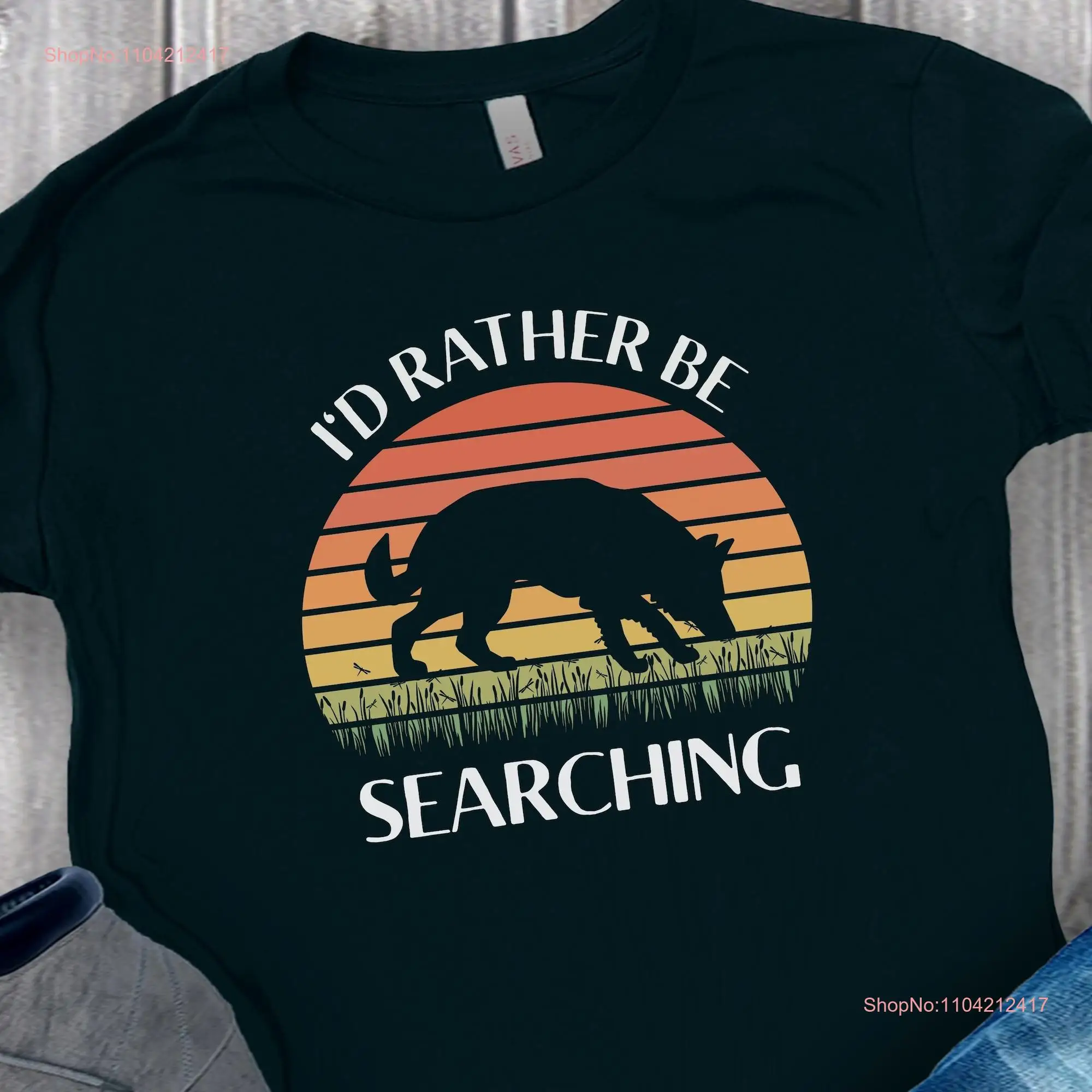 German Shepherd Nose Work T Shirt Canine Scent Dog Tracking Search Training and Rescue K9 GSD  long or short sleeves