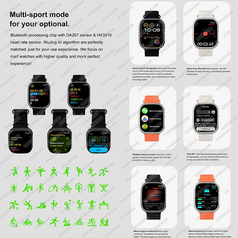 2025 neue Originaluhr DT Ultra 3 Pro Smartwatch Männer Google Karte NFC GPS Tracker HD BT Anruf IP68 wasserdichte Smartwatches Frauen