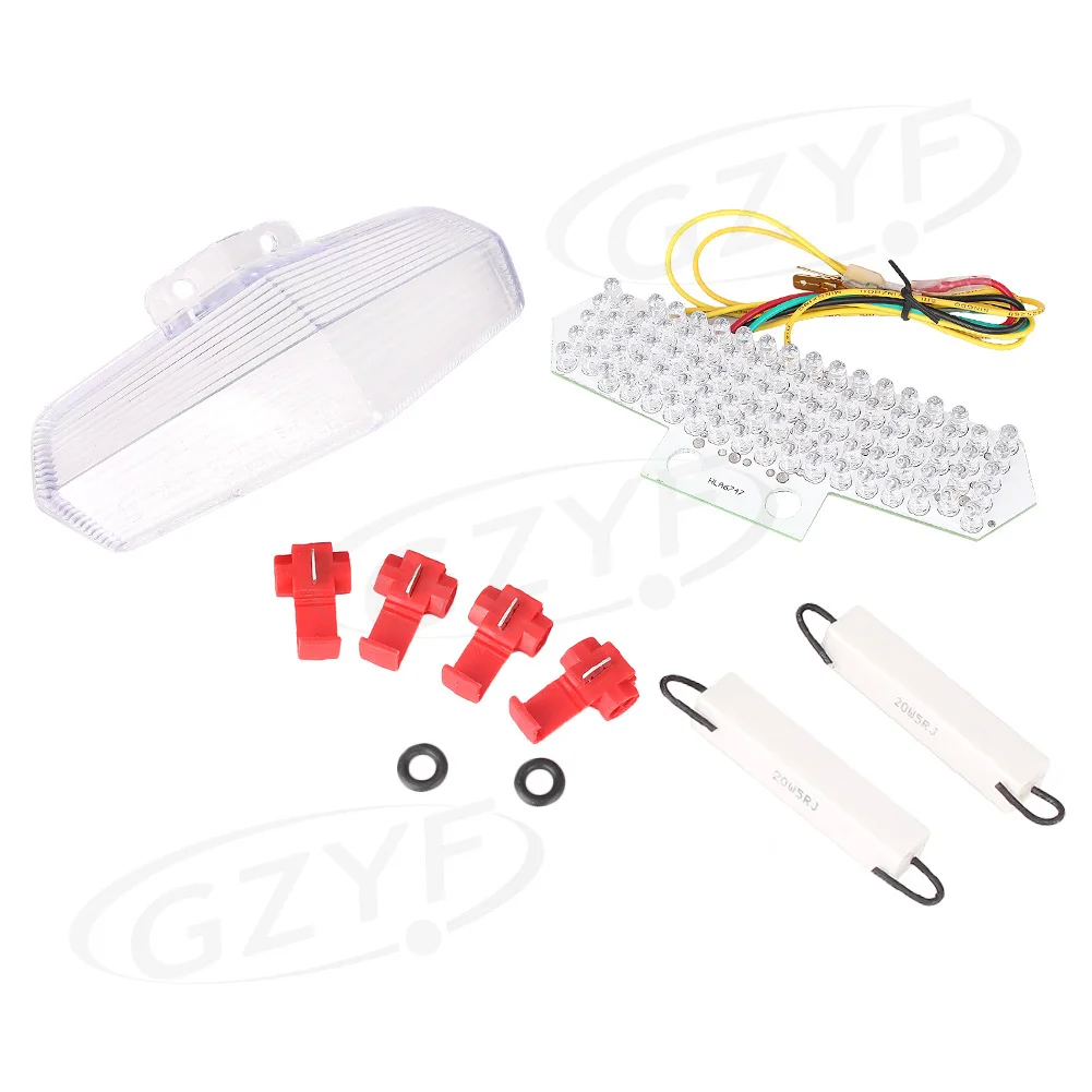 e-Mark Motorbike Turn Signal Lamp Integrated LED Rear Brake Taillight For Ducati 749 999 2002 2003 2004 2005 2006 2007