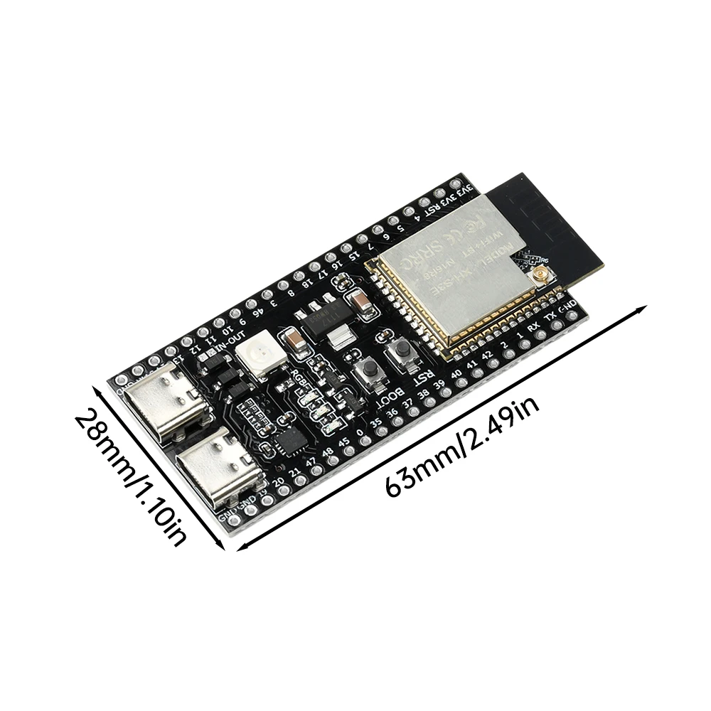 ESP32 S3 Dual Type-C Entwicklungsboard CORE Board mit integriertem ESP32-S3-N8R2 ESP32-S3-N16R8 Modul und Antennensockel für Arduino – Detail 11
