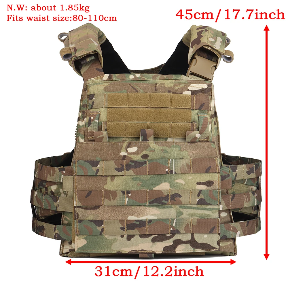 Tactical Adaptive Modular Body Armor Vest AVS MBAV Plate Carrier 3 Band Cummerbund US Marine Multi-mission Training Airsoft Vest