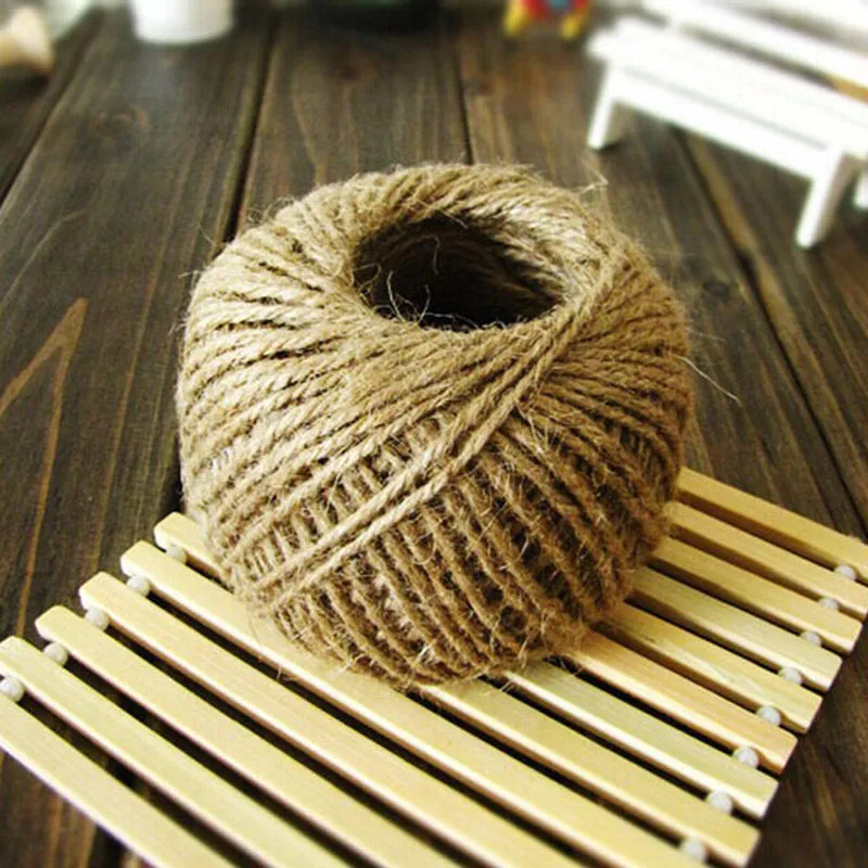 Handmade Jute Rope Decorations with Hemp Rope, Photo Wall, Thick and Thin Axis Hemp Rope, DIY Binding