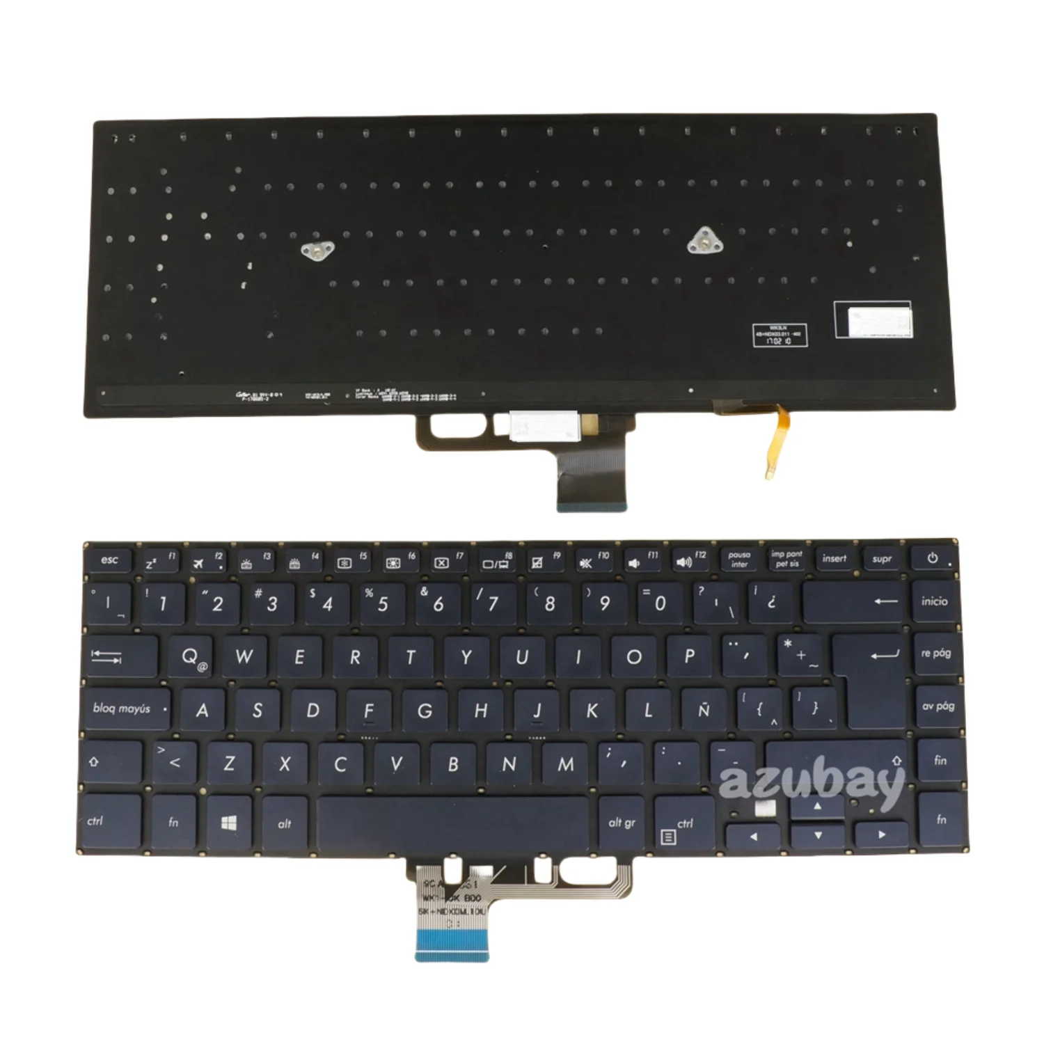 NSK-WK38Q AE8KHL00020 LA SP Latin Spanish Laptop Keyboard for Asus  ZenBook Pro UX550VD UX550VE UX530UQ UX530UX Backlit
