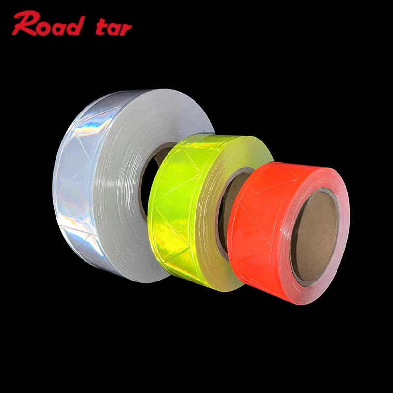 

Roadstar High Visibility W Shape Microprismatic Reflective PVC Tape Warning Tape Sewing on Clothes Bag RS-6290