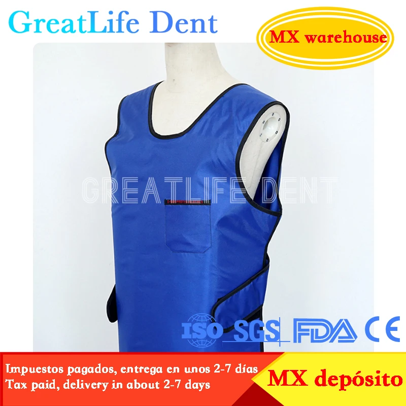 GreatLife Dent 0.35mmpb Radiation-proof X Ray Protection Lead Clothing Protective Lead Clothing X Ray Protective Clothing