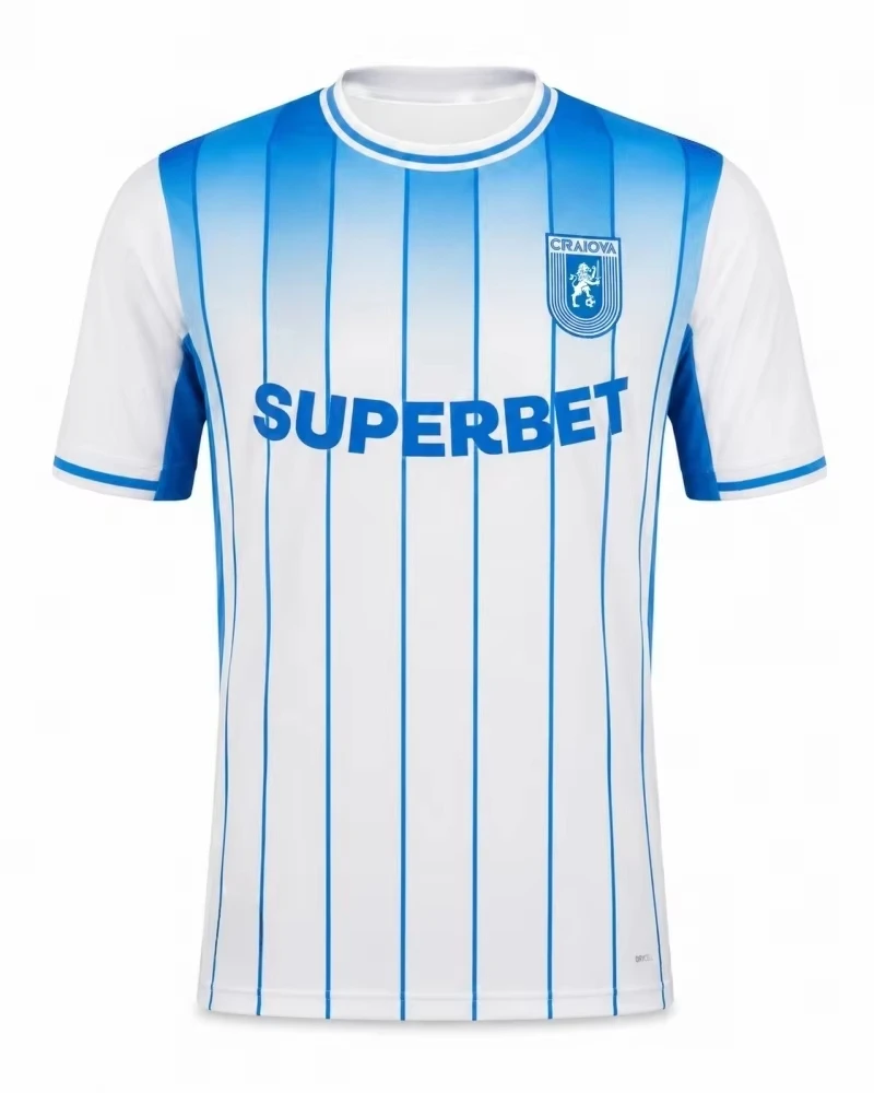 2026 New Universitatea Craiova Jerseys, Football Training Uniforms, Quick Drying, Breathable Family and Child Wear
