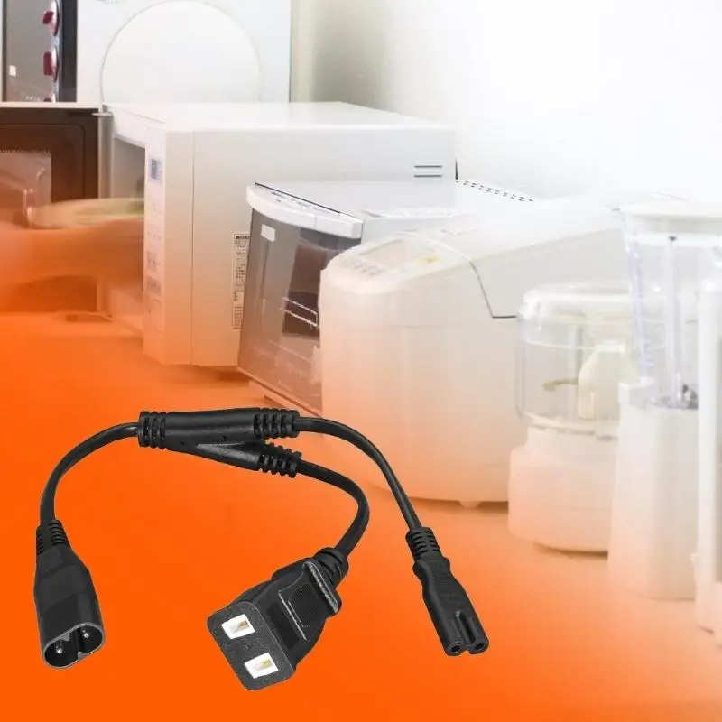 M5TD C8 Male To C7 Female And Chinese Socket Power Adapters Cable For Multiple Devices