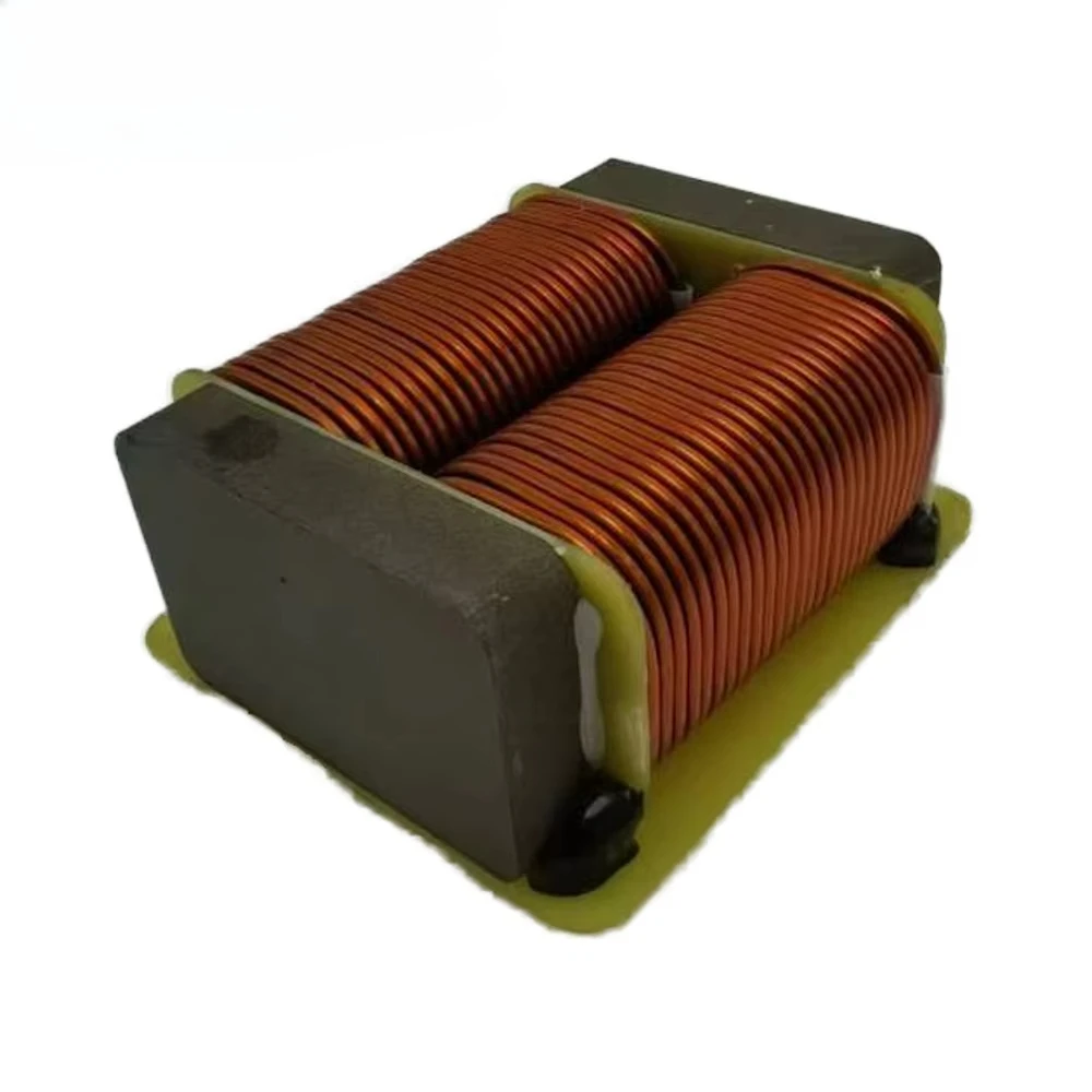 Customized High Current and High Power 20A-200A Ferrite Core Choke Flat Wire Filter Inductor