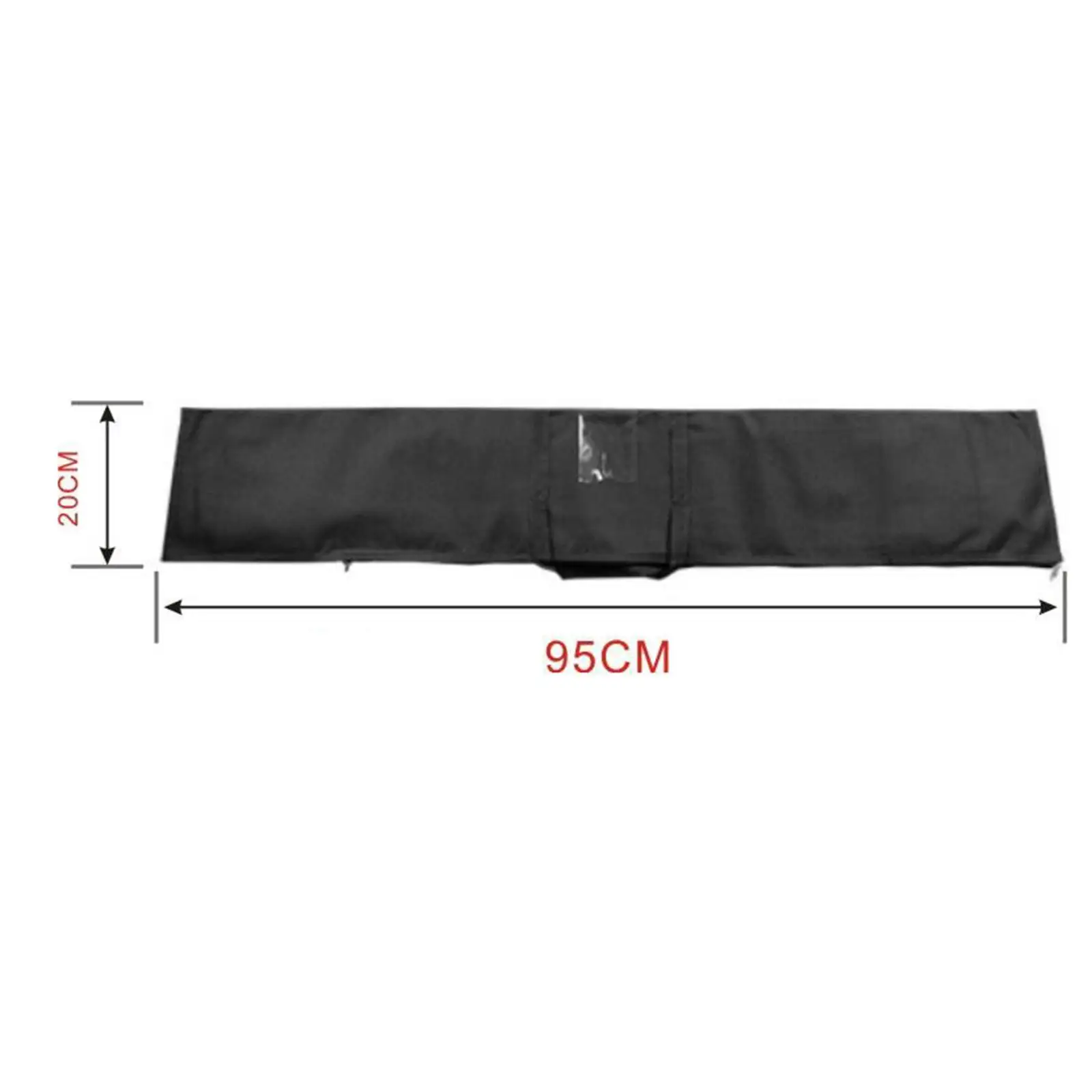 Oxford Cloth Teardrop Flag Carry Case Lightweight Travel Bag with Zipper for Feather Banner Display