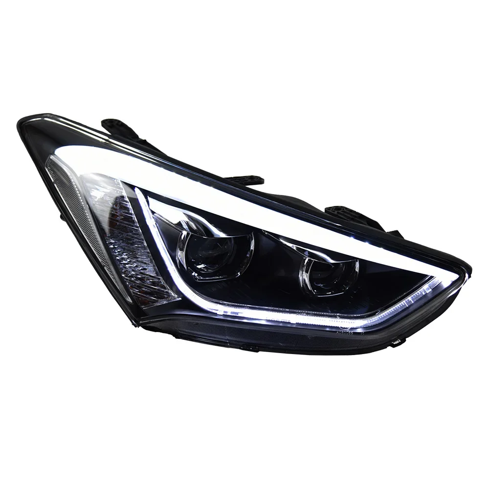 

Car Styling Head Lamp for IX45 Headlight Projector Lens Land Rover 2013-2016 Dynamic Signal Drl Automotive Accessories