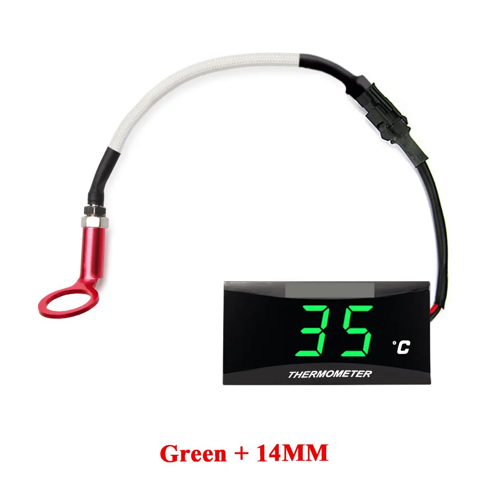 Koso motorfiets cilinderkop temperatuursensor mini vierkante digitale instrument voor nmax 125 XMAX 250 300 NMAX Universele Gauge
