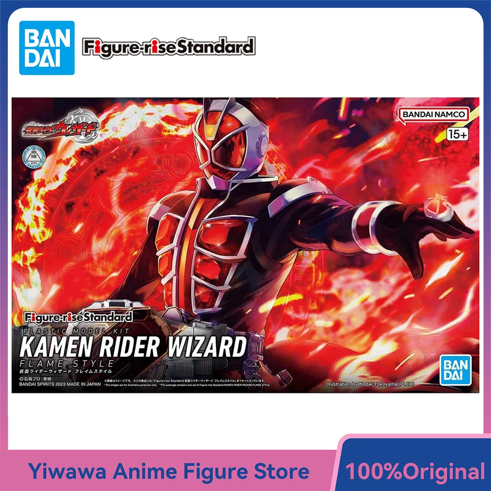 

[В наличии] BANDAI Figure-rise Standard Kamen Rider Wizard (Flame Style) 15 см FRS Сборка Фигурка Модель Орнамент Комплект Игрушек