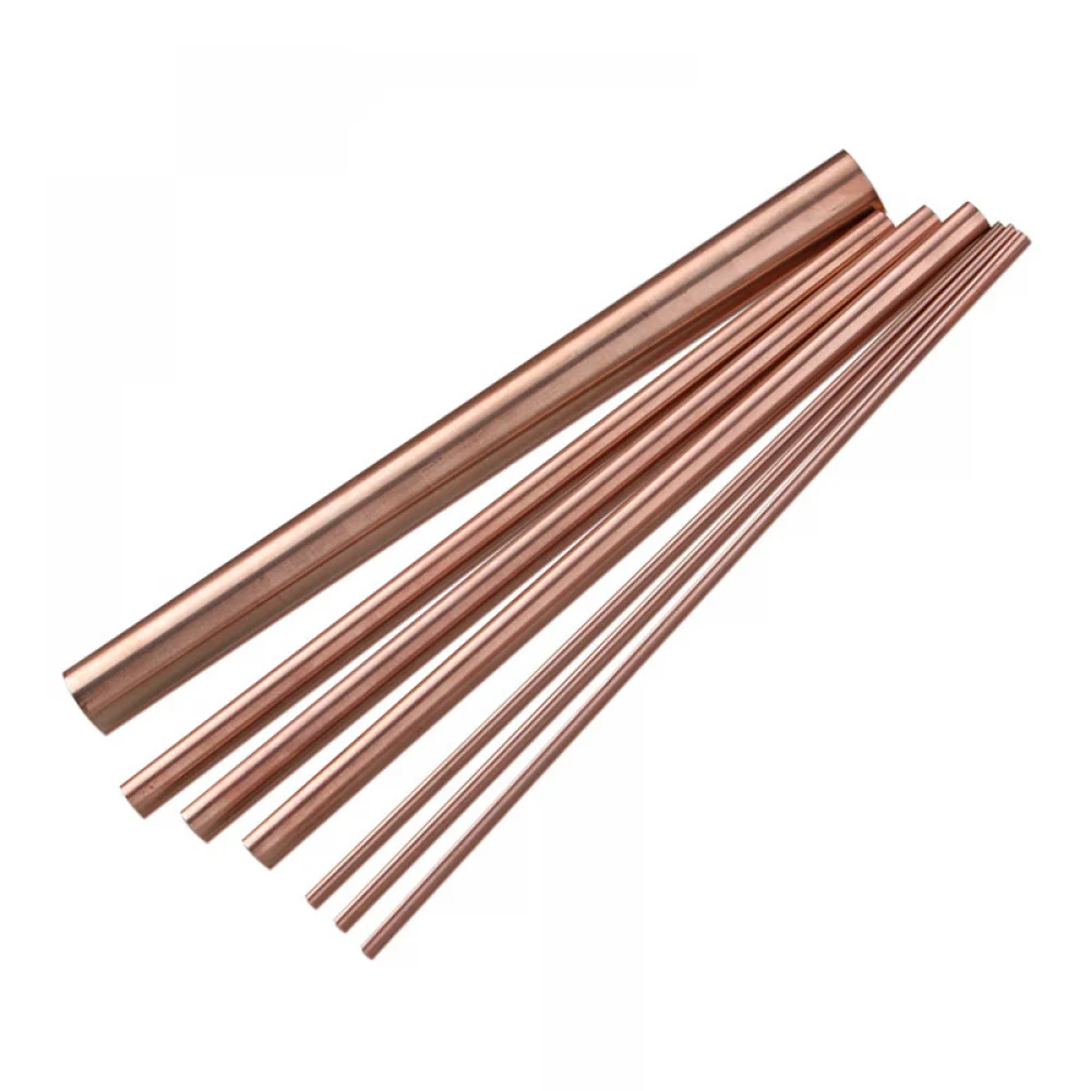 1pcs/5pcs copper rod of various sizes red metal diameter copper round bar metal processing Diameter 3~30mm length 50~300mm