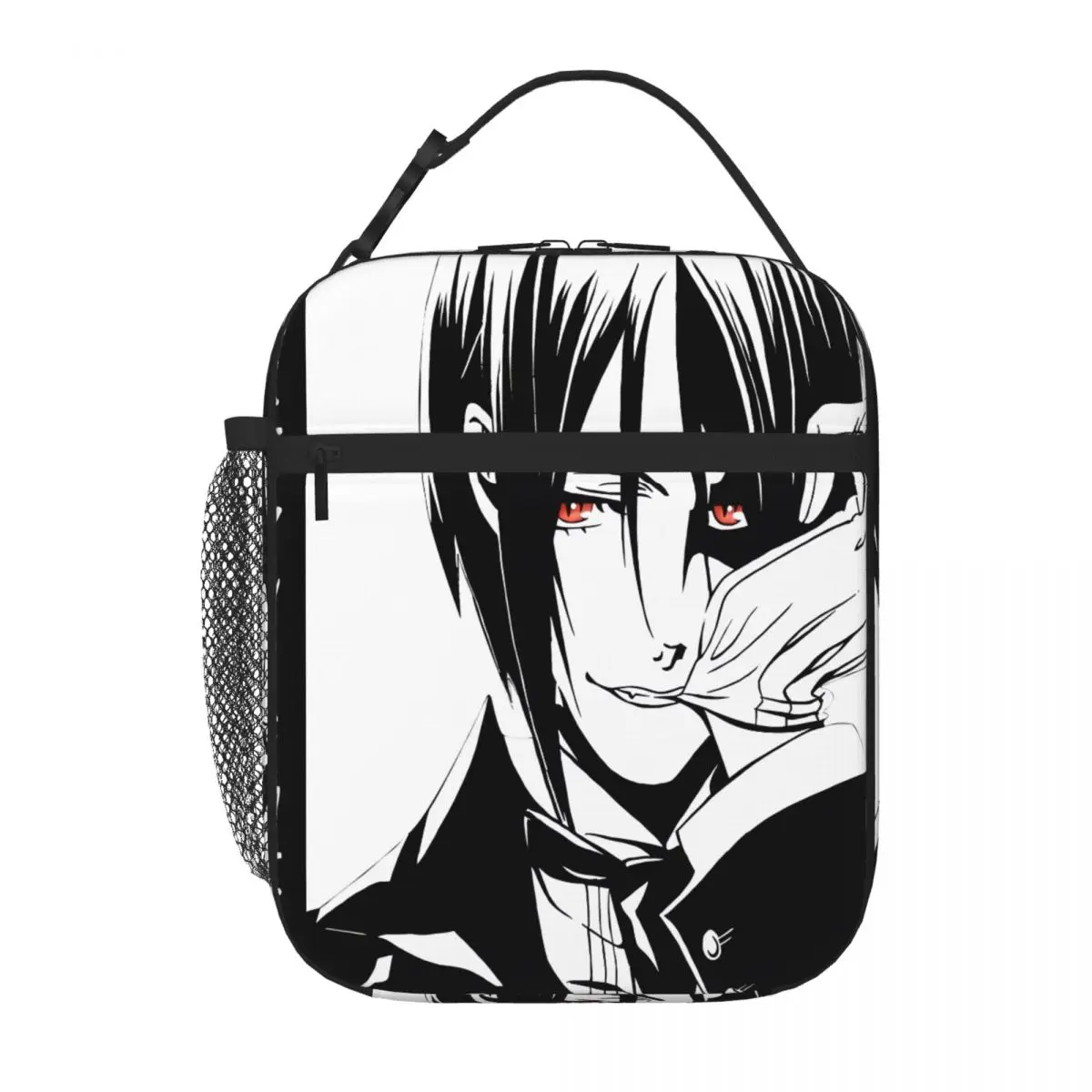 Bestselling Sebastian (Black Butler) Crossbody Food Tote Bag Student Daily Canvas Lunch Bag