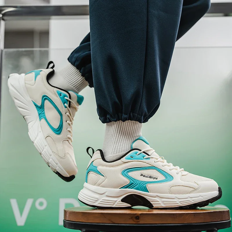 

New Lightweight Rebound Anti Slip Wear-resistant Men's Shoes Running Sports Shoe Fashion All Season Daily Running Shoes