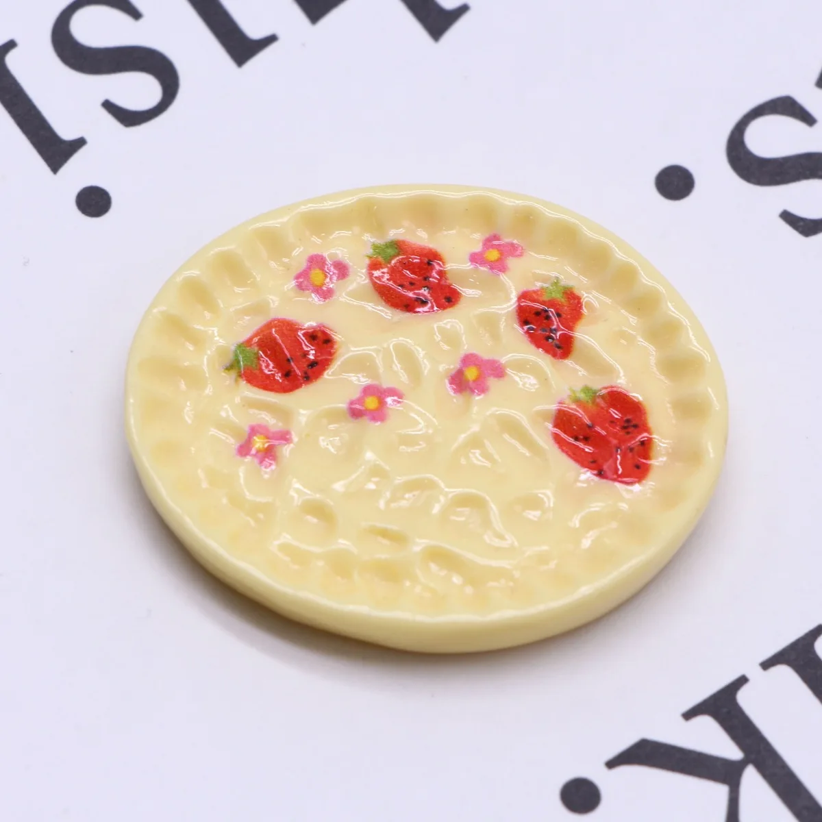 9 szt. Mini Symulowane Jedzenie Domek dla Lalek Taca na Desery Mały Talerz Model Ciasta Rekwizyty Kuchenne Dekoracje Plastikowe