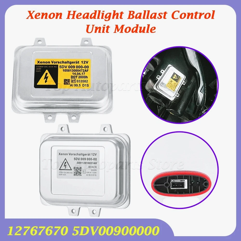Para BMW E60 E61 Ford MERCEDE-BENZ Land Rover HYUNDAI OEM 12767670 5DV 00900000 5DV 009000 -00 Unidad de control de faros de xenón