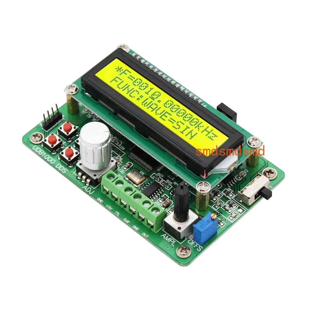 UDB1005S 5MHz DDS Function Signal Generator Sweep Pulse Digital Signal Generator/Frequency Counter Frequency Sweep Communication