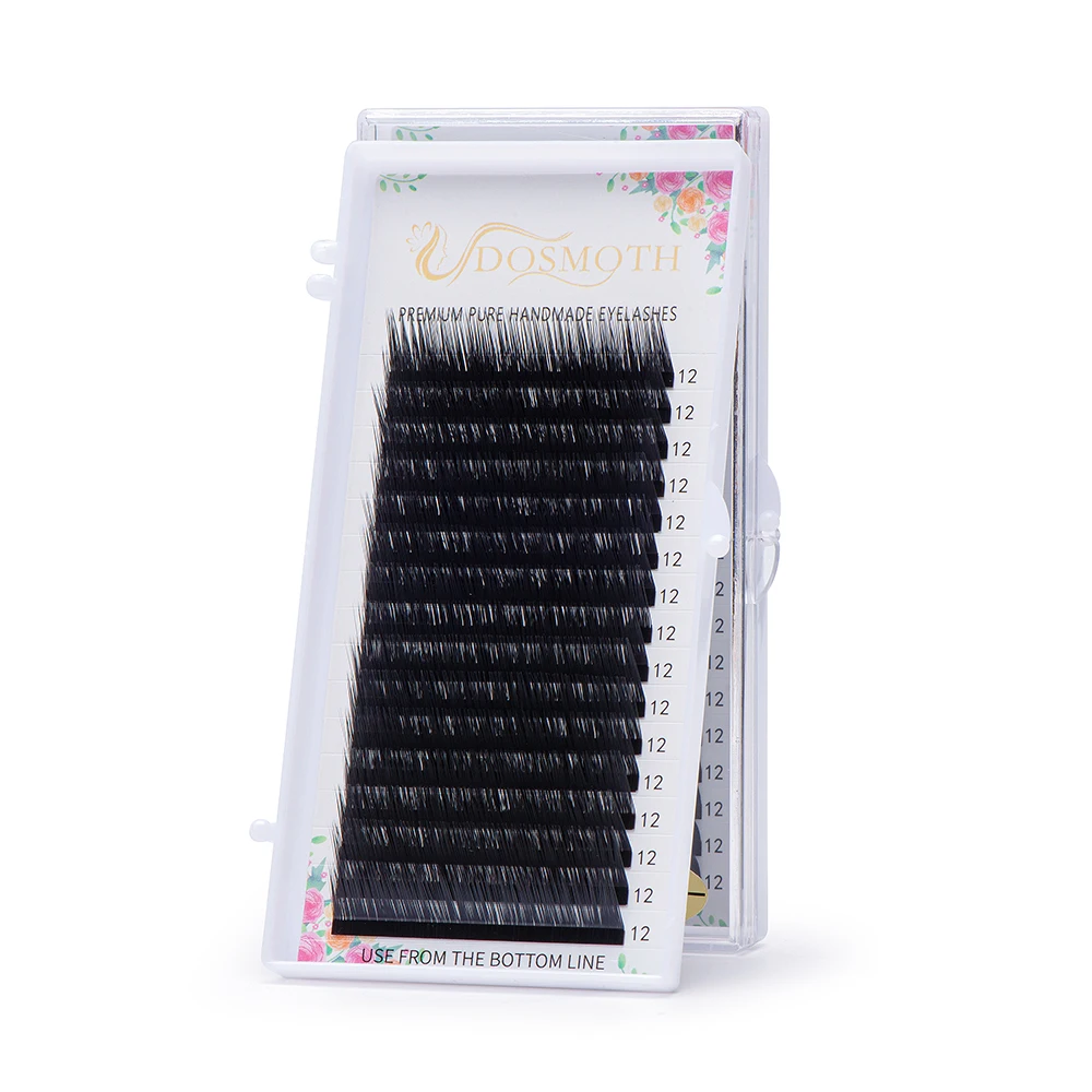 DOSMOTH 0.05/0.07 L 16rows soft eyelash extension, false eyelashes