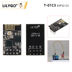 LILYGO® TTGO T-01C3 ESP32-C3 Development Board WIFI Wireless Bluetooth Module IPEX Antenna For ESP-01 With External Antenna Base