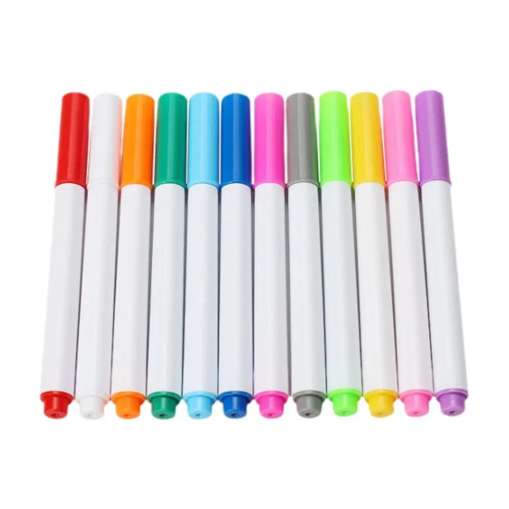 12 لونًا من أقلام الطباشير السائلة، علامات السبورة، سهلة المسح للكتابة على الجلد بنفسك #4