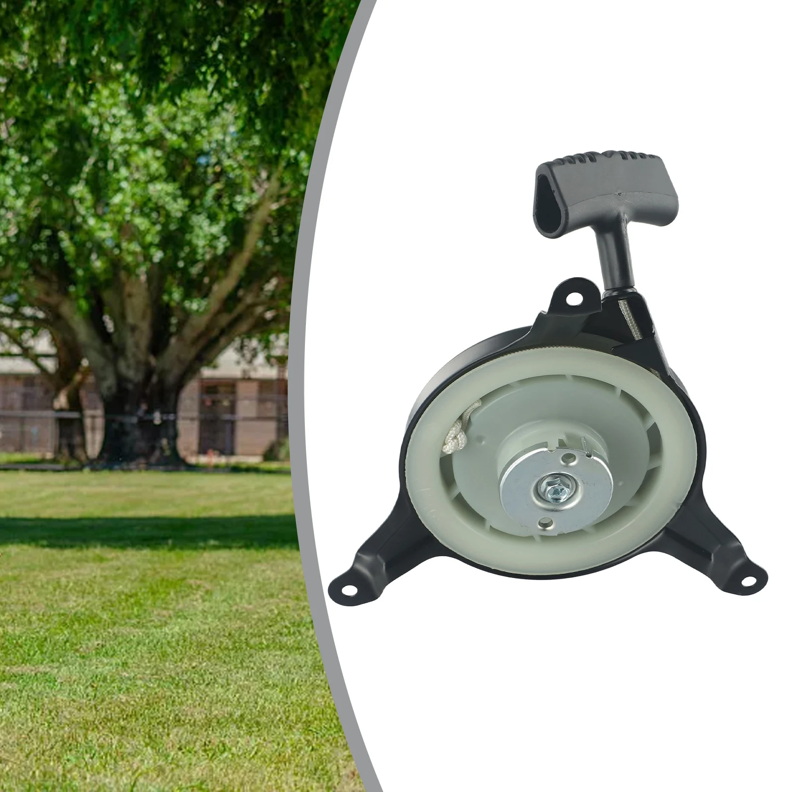 Dependable Recoil Starter for Lawn Mower Engines Works Effectively with a Range of Variants including the P61 Series