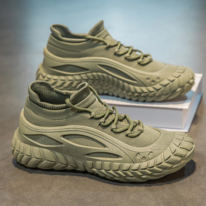 

Летающая тканая мужская обувь, весенняя дышащая обувь для ленивых, повседневная спортивная обувь без шнуровки с мужской повседневной обувью