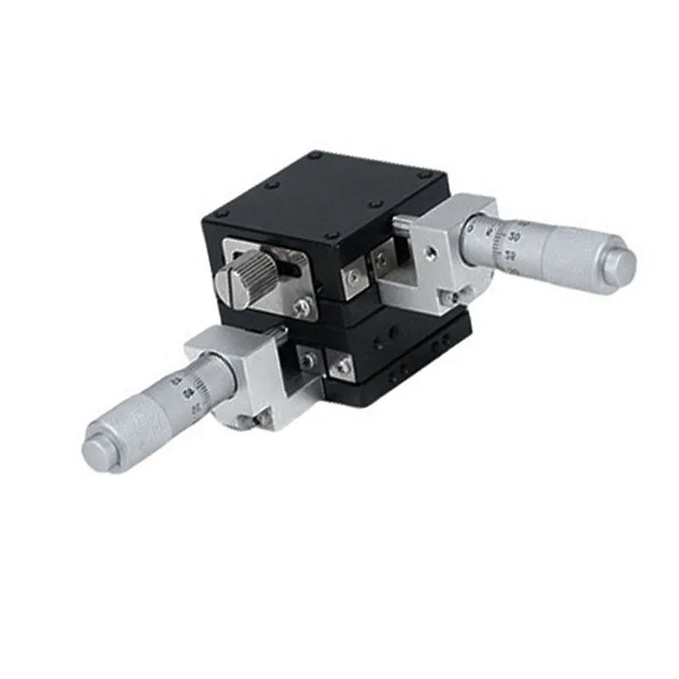 LGD40 60-C L R سلسلة دليل منصة الضبط الدقيق البصرية XYZ محور الشريحة الجدول الدقة ميكرومتر النزوح الأساسية تحمل