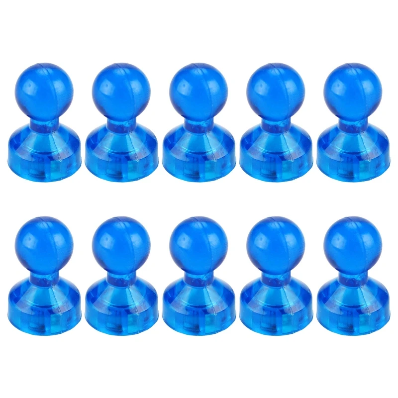 10 PCS magneti colorati piccoli puntine magnetiche magneti per ufficio 8 colori forti spille magnetiche per la scuola degli insegnanti