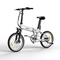 PVY Libon Electric Bike with Smart APP,36V 20.8 Dual Battery,20 inch Fat Tires,25km/h,250W  Mechanical Disc Brake Folding E-BIKE