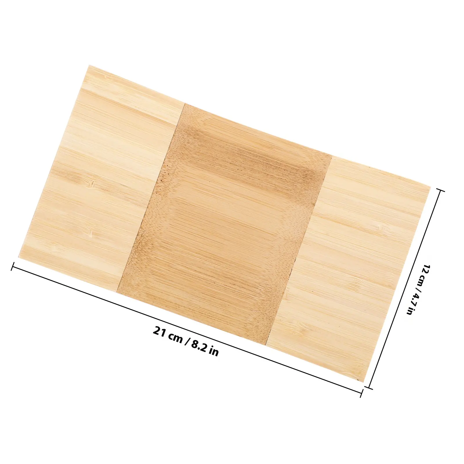 Japanese Sushi Serving Plate Wooden Long Rectangular Tray Sturdy Wear Resistant for Sashimi Platter Home Dining