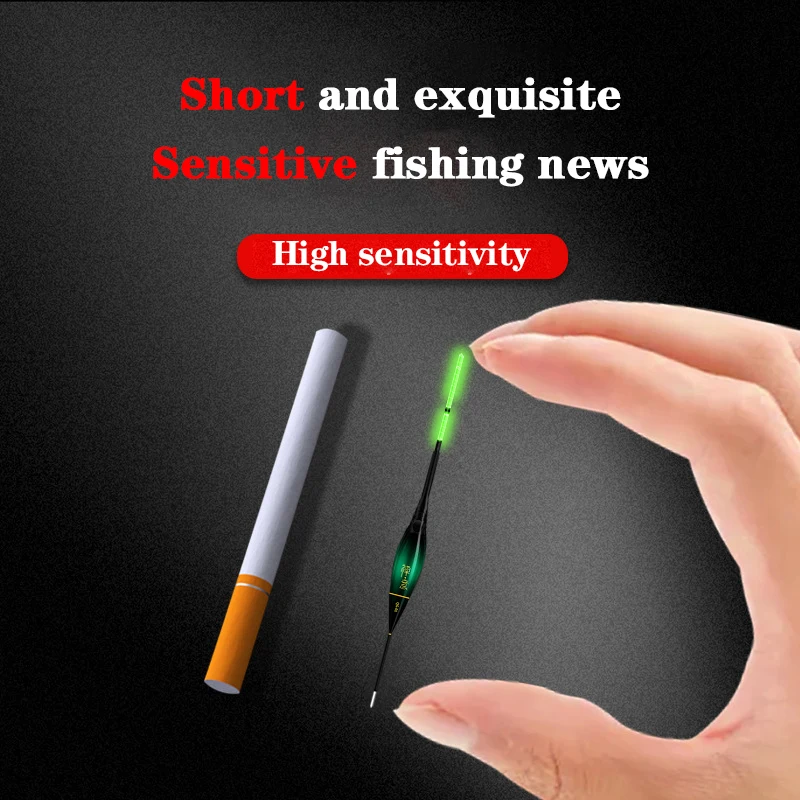 LED Night Fishing Float Gravity Sensing Red New Short High Sensitivity Float Ordinary Set/Charging Set Outdoor Fishing Equipment