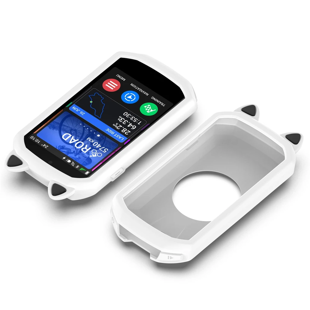 Custodia protettiva in silicone per Garmin Edge 1050 Cat Ear Soft Edge Shell Custodia protettiva antipolvere Accessori per la pelle