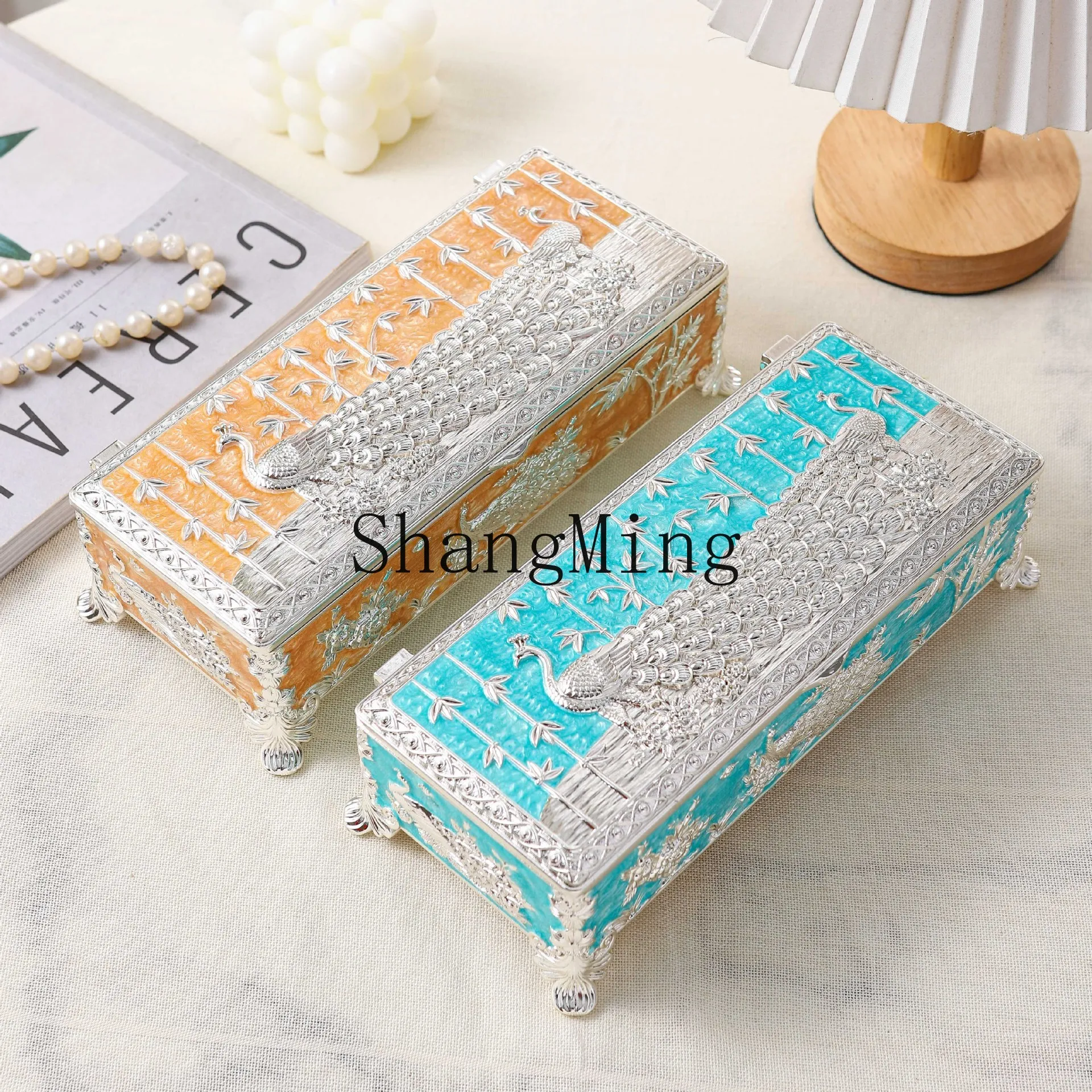 

CL dried fruit box household living room tea table nine palace grid jewelry nut candy box snack storage box jewelry