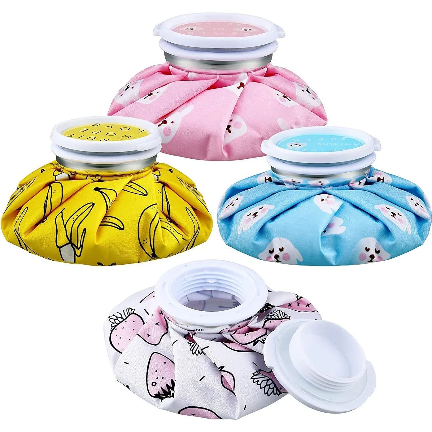 

Cloth Ice Pack Household Folding Ice Pack Cartoon Thickening Leakproof Hot Water Bag Cold and Hot Compress Physiotherapy Bag Wat