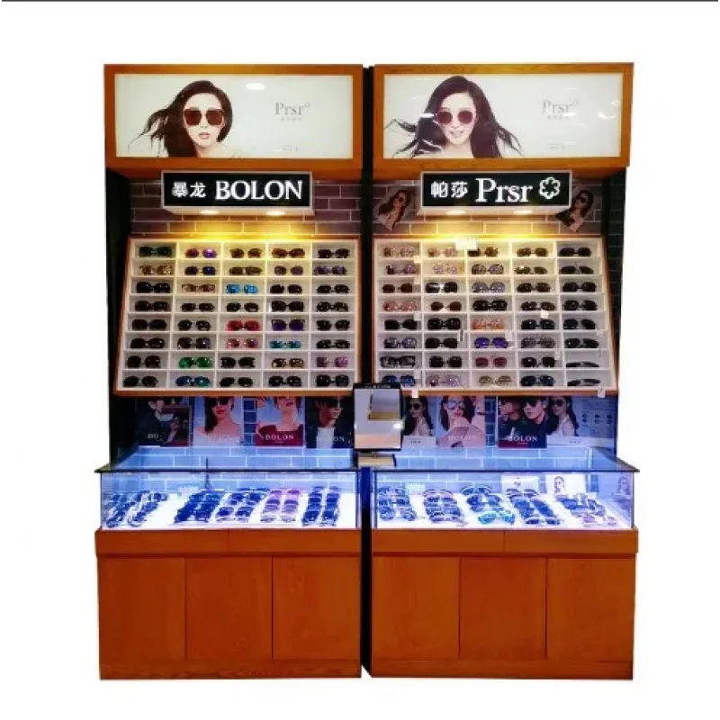 

Customize.Modern Popular Sunglass Display Rack Counter Stand Optical Display Shelf Mall Kiosks