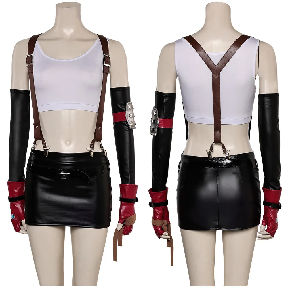 Tifa Lockhart Cosplay Fantasia Anime Game Fantasy Of Final Costume Disguise Women Roleplay Female Halloween Carnival Party Cloth