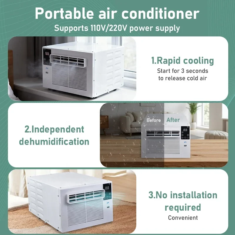 Portable Tent Air Conditioner, Small Mobile Air Conditioner, User-friendly Factory Direct Supply